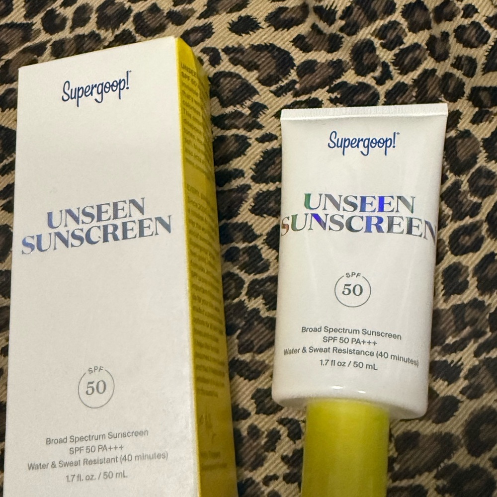 Supergoop! Unseen Sunscreen SPF 50 - White & Yellow